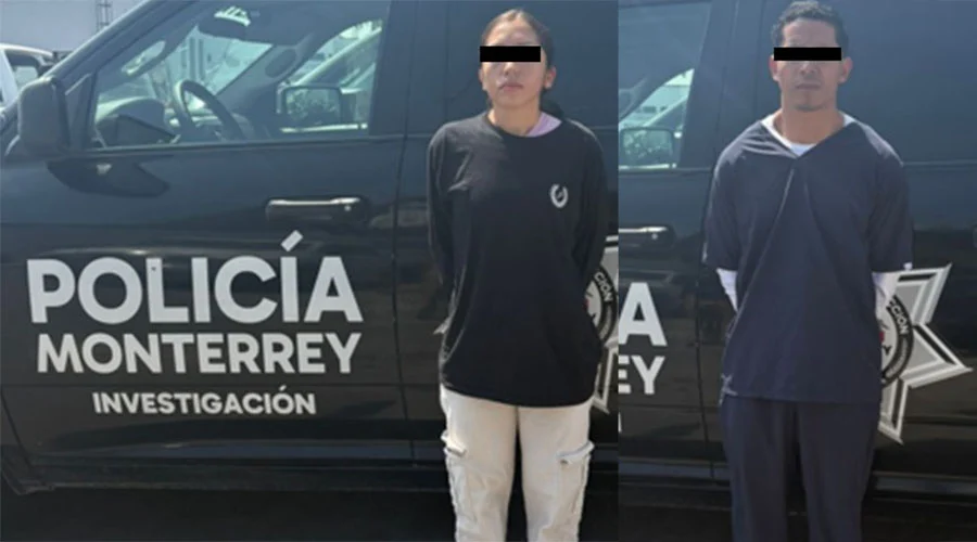 Detienen a pareja en Monterrey que defraudaba a 'abuelitos' en el Noreste de México 1 PAREJA 9093