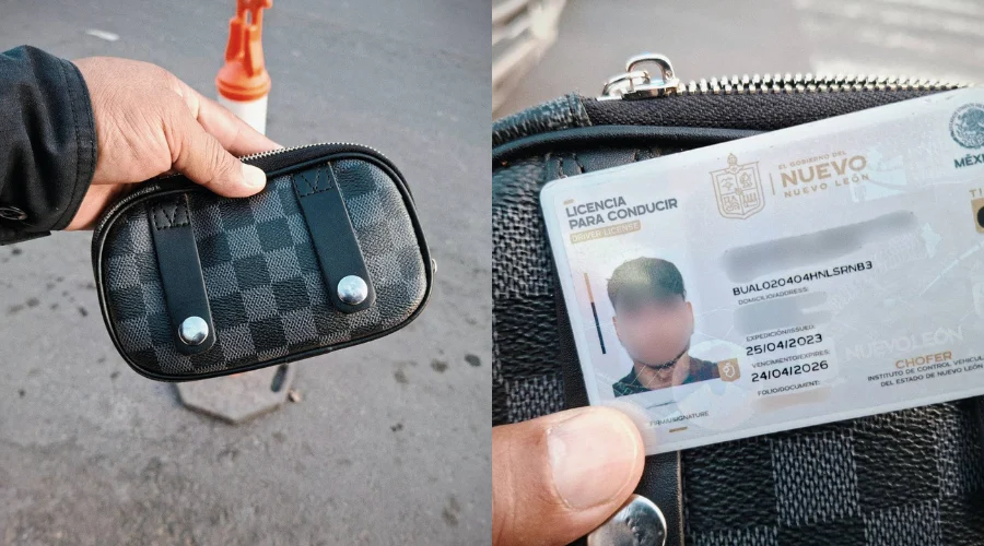 Policía encuentra cartera ¡y la devuelve!