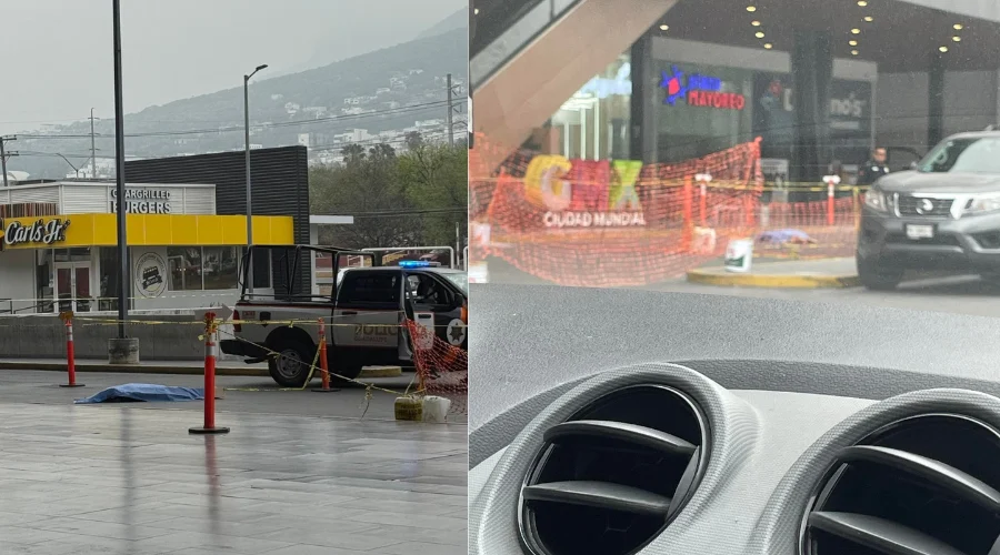 Una mujer murió tras caer desde un tercer nivel en la plaza comercial Arcadia, ubicada sobre la avenida Eloy Cavazos, en el municipio de Guadalupe, Nuevo León.