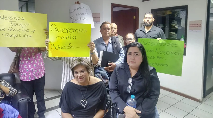 Estalla otro conflicto escolar en Victoria 1 VICTORIA PROTESTA 1a
