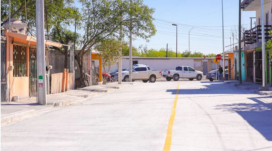Pavimentaciones cambian calidad de vida de las familias de Reynosa 1 calle 23b