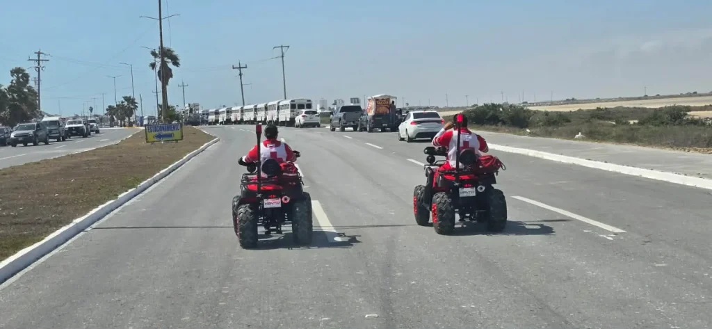 Reporta Cruz Roja saldo blanco en Playa de Matamoros 3 662550982 1495035658961911 6507125418791779620 n