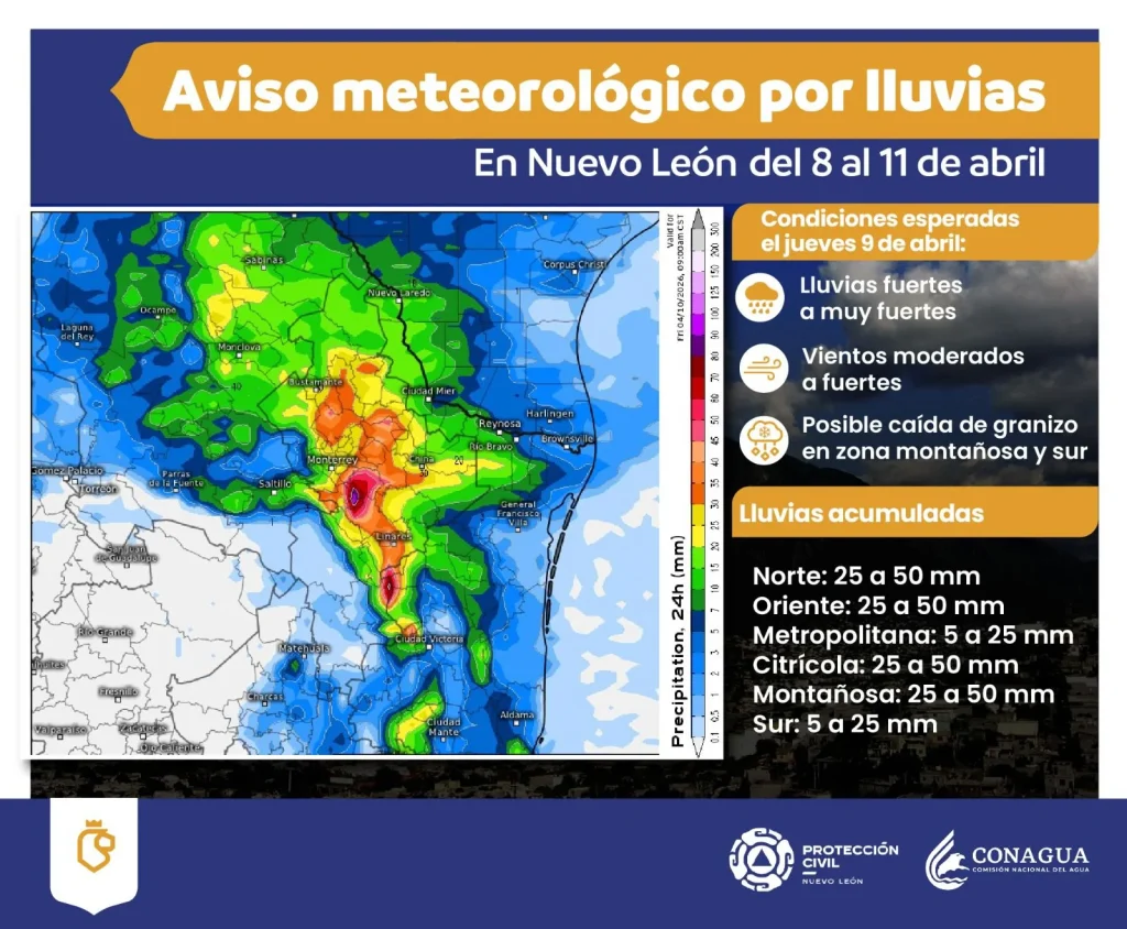 Prevén lluvias y tormentas eléctricas en gran parte de Nuevo León 1 666577016 811988038138916 8444081921551130425 n