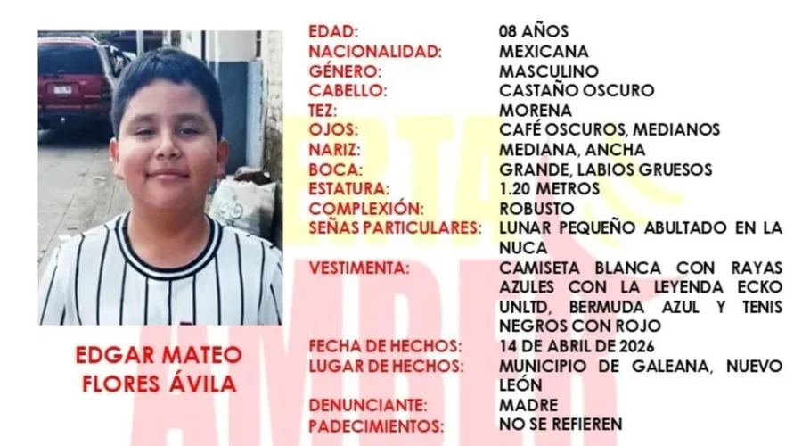 Buscan a niño desaparecido en Galeana; sus abuelos fueron secuestrados