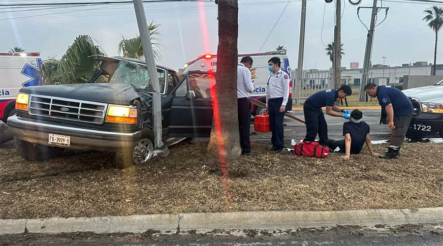 Muere adolescente en accidente vial; conducía otro de 14 años en Apodaca 1 CHOQUE APODACA 2bbb