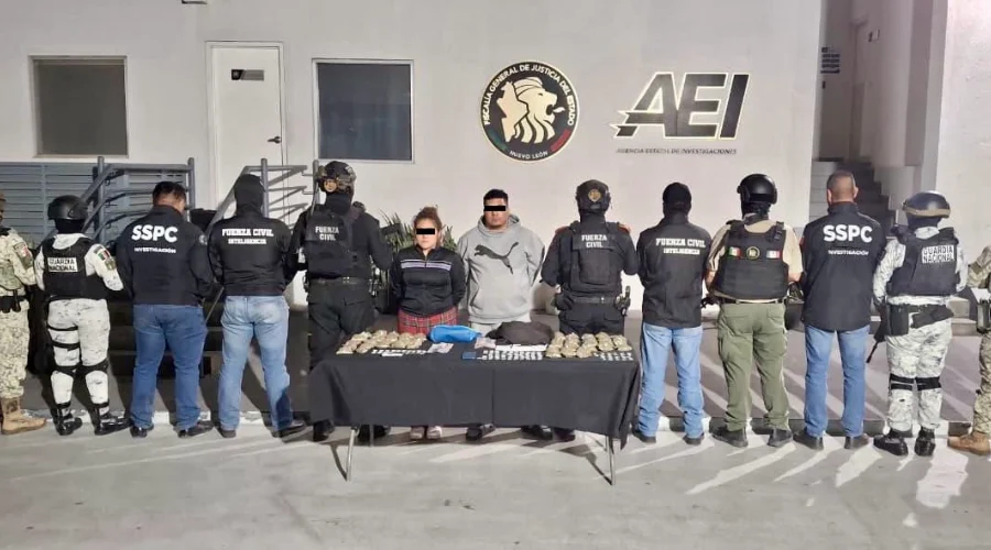 Capturan en Escobedo a pareja sospechosa de homicidio