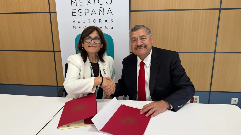 Participa Santos Guzmán en cumbre de rectores de México y España 1 Convenio U de Extremadura 2