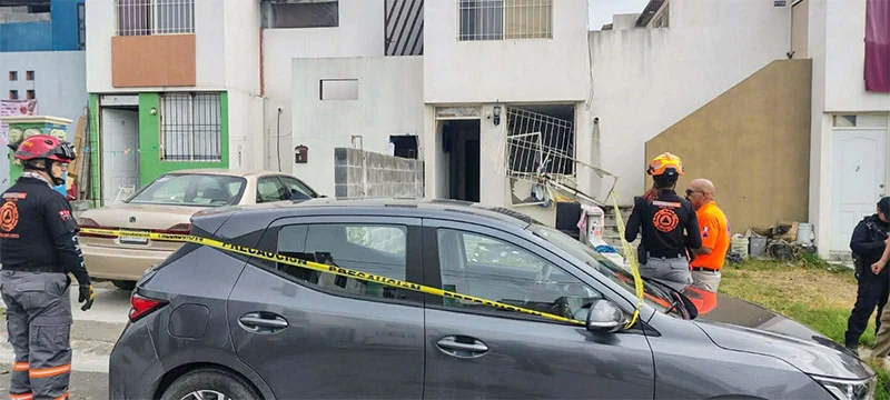 Explosión por acumulación de gas deja dos lesionados en Juárez 1 EXPLOSION JUAREZ 22b