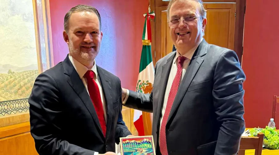 Ebrard y Greer inician segunda ronda de negociaciones México-EU