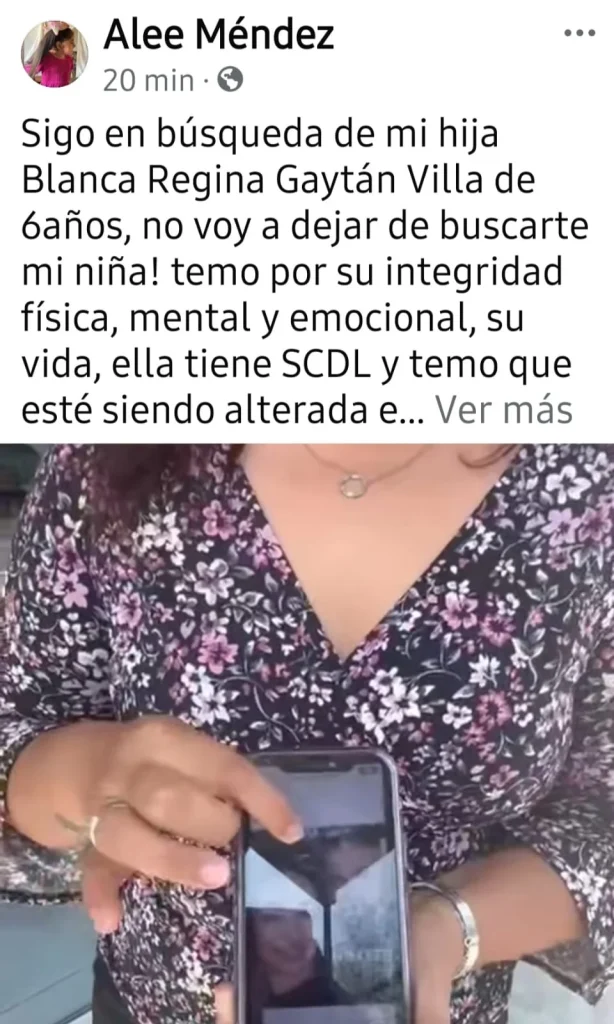 Busca a su hija; el papá se la llevó 1 WhatsApp Image 2026 04 12 at 3.53.44 PM