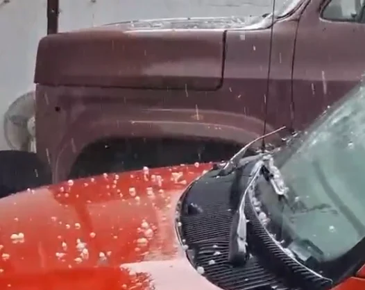Se registra caída de granizo en la zona metropolitana de Monterrey 1 image