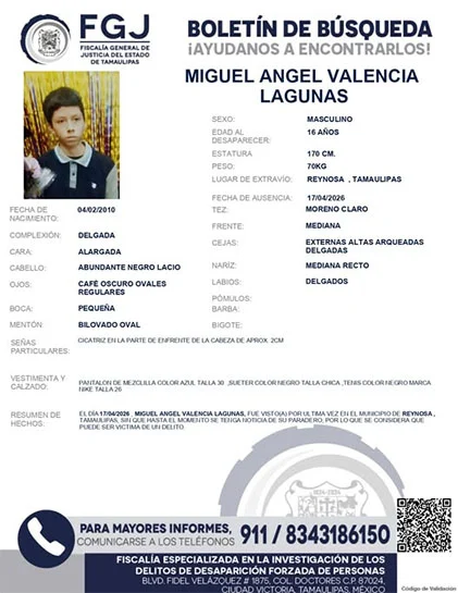 Reportan desaparición de otro menor en Reynosa 1 miguel 2bb