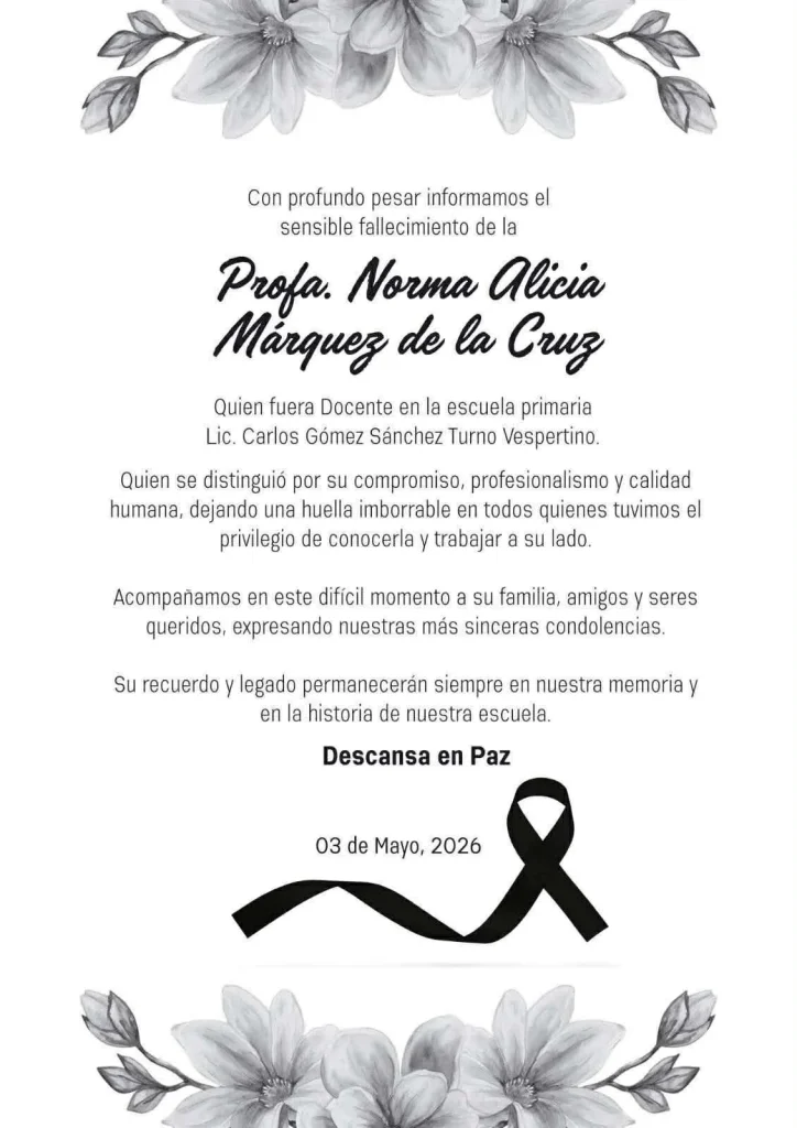 Comunidad educativa lamenta fallecimiento de maestra en incendio en Matamoros 1 681331354 807184599135068 8080142481980605378 n