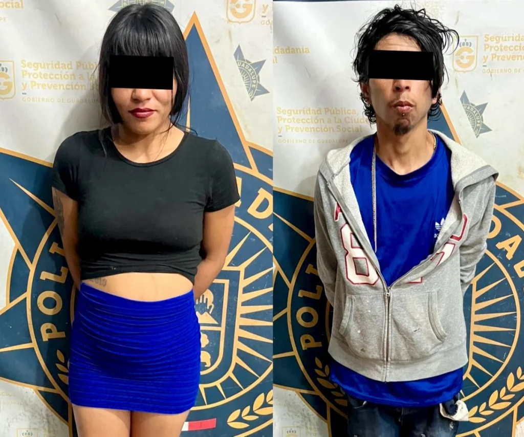 Detienen a pareja de ladrones que azotaban calles de Guadalupe 1 687781827 1782672559805412 3746738640873927279 n
