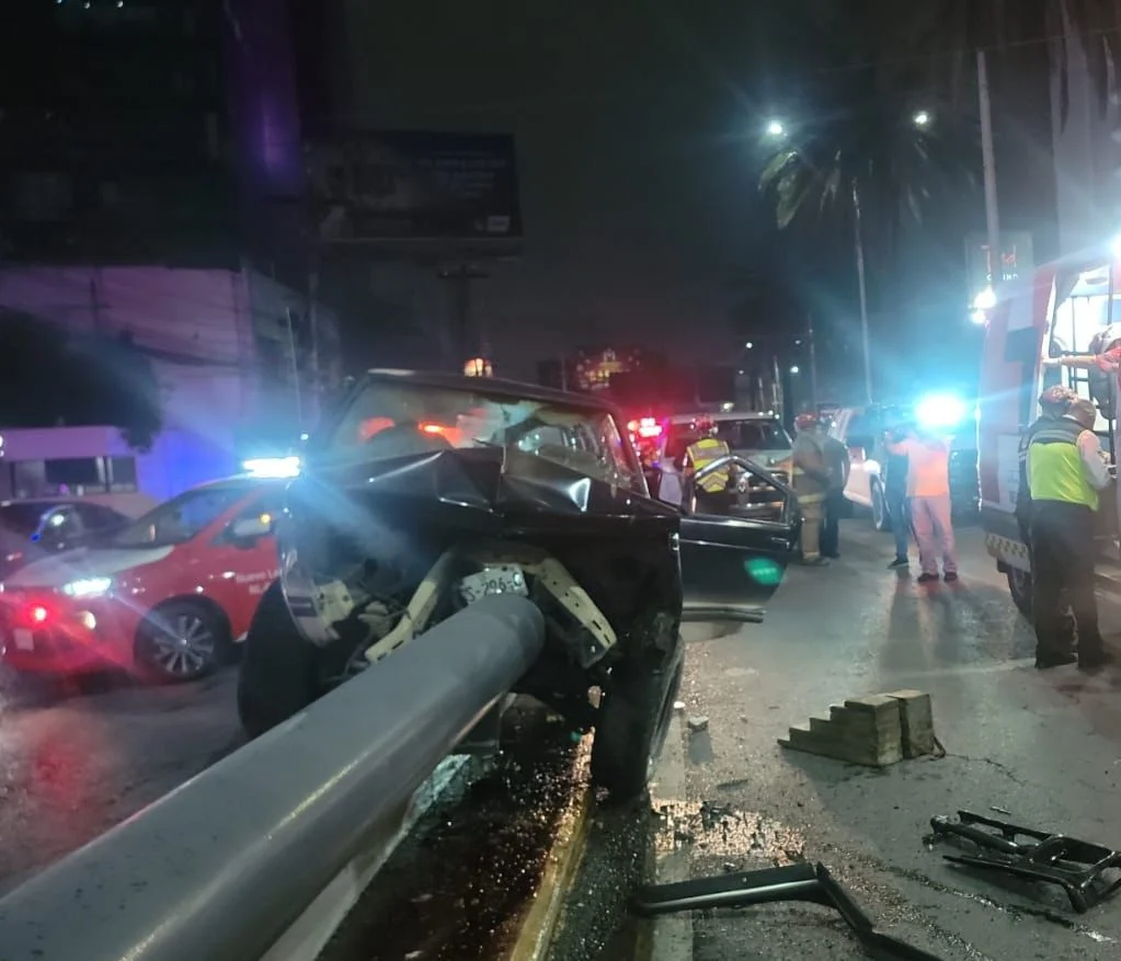 Un joven de 19 años resultó lesionado tras un accidente vial registrado la noche del miércoles en el municipio de Monterrey 2 702249770 1708223630166312 3513678514414622060 n