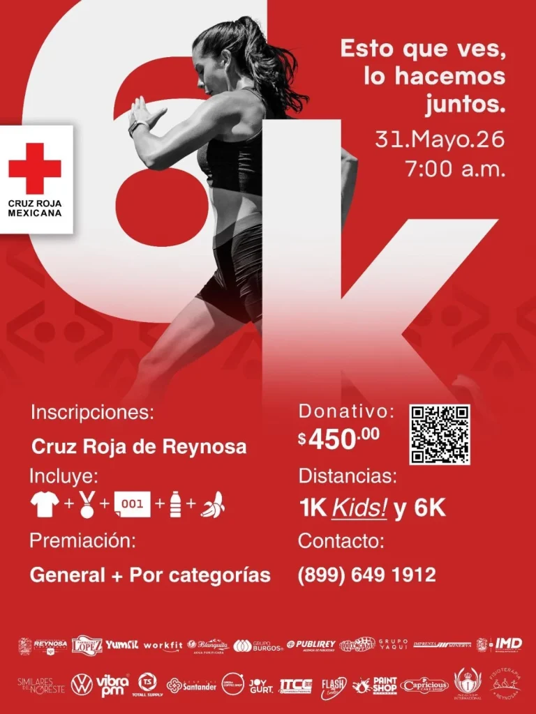 Invita Cruz Roja a participar en carrera con causa de 6K y 1K infantil 1 704613801 1911206462918549 5119008256658239517 n