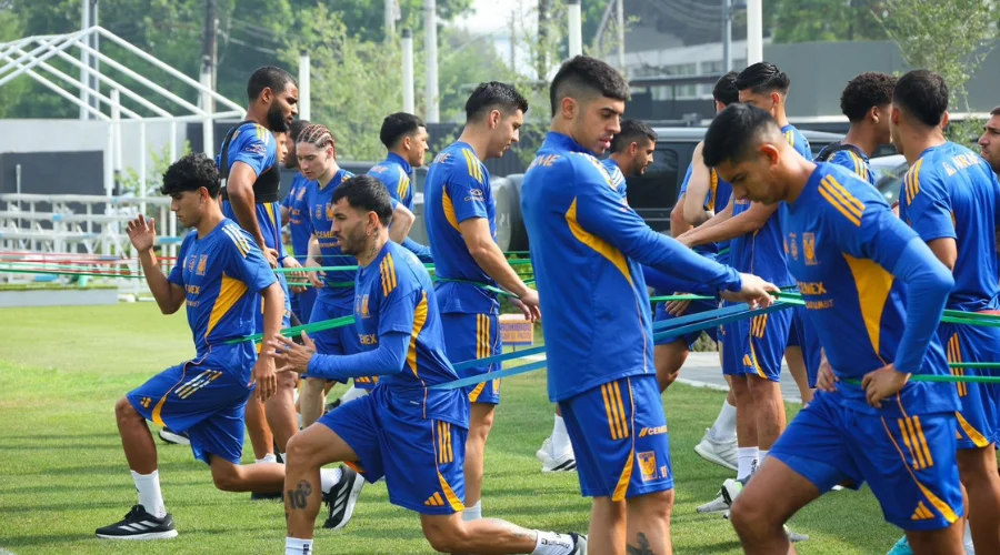 A 10 días de jugarse la Final de la Champions Cup contra Toluca, Tigres contó con plantel completo en el entrenamiento de este miércoles.
