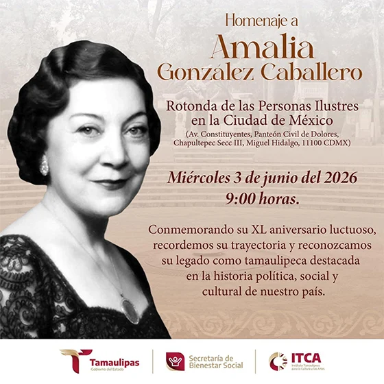 Realizarán homenaje para recordar a Amalia González Caballero en la CDMX 2 AMLIA 22bb2