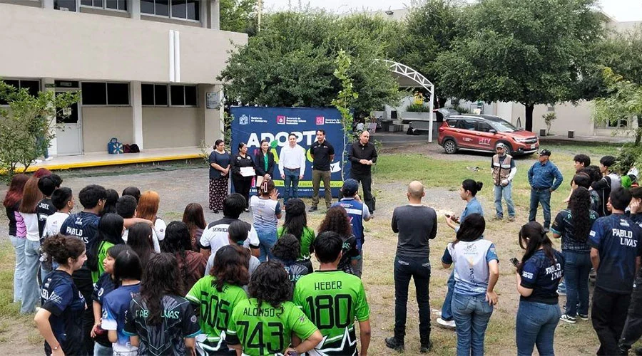 Impulsa Monterrey reforestación urbana en planteles educativos 1 ARBOLES MTY 2bbb