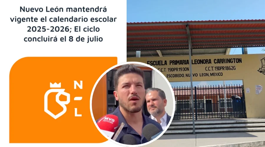 Clases en Nuevo León concluirán el 8 de julio Samuel García Pedro Ortiz Aunque en el calendario escolar de la Secretaria de Educación Pública el fin de cursos está marcado para el 15 de julio, (1)