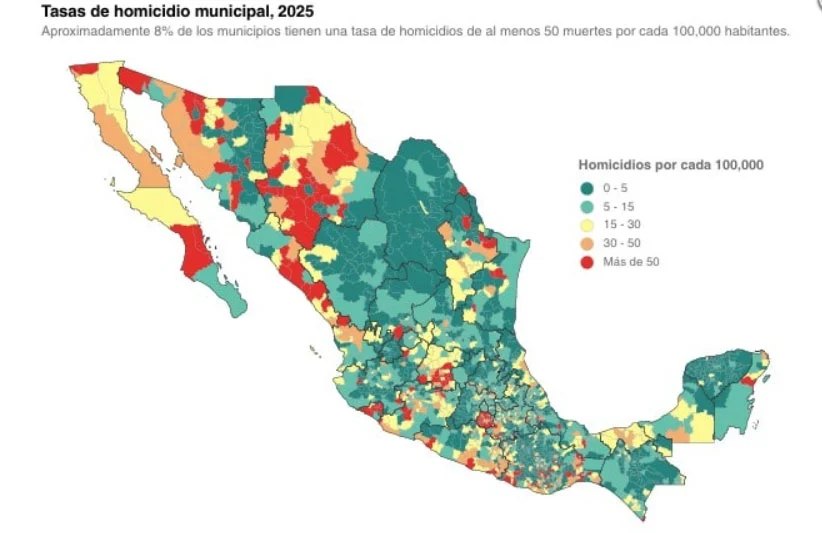 Índice de Paz coloca a Tamaulipas entre los 10 estados más pacíficos 1 MAPA 3ab