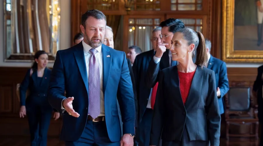 Sheinbaum y Mullin van por fortalecer combate al narcoterrorismo