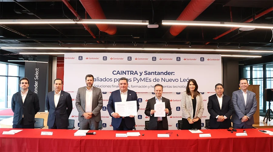 Impulsan Santander México y CAINTRA a las PyMEs industriales 1 caintra bb