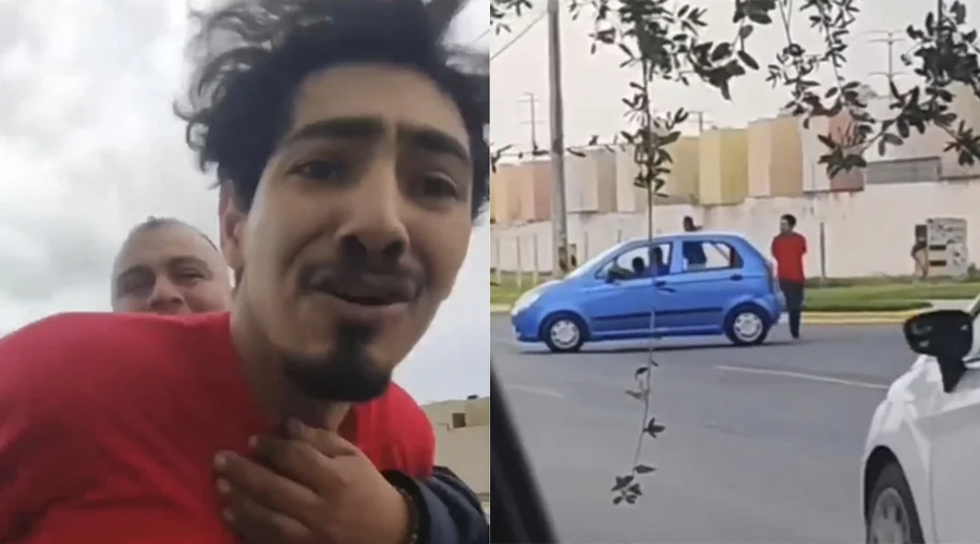 captan-a-hombre-esposado-perseguido-por-policias-en-apodaca