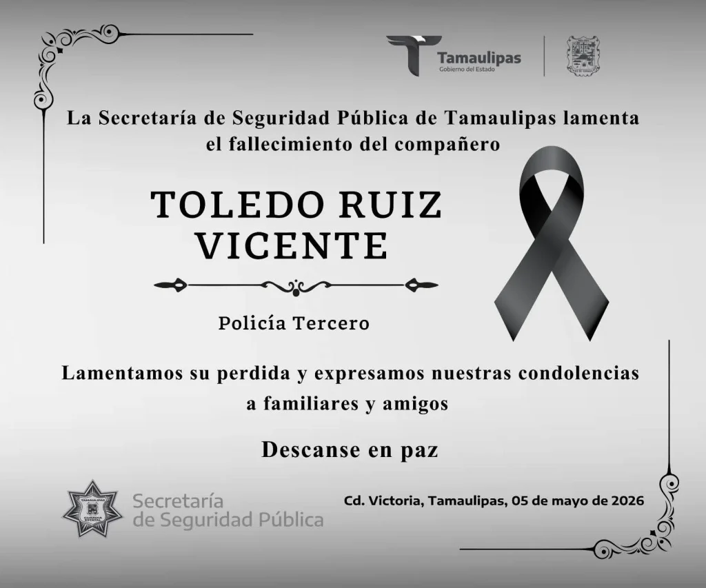 Situación de riesgo deja dos policías sin vida en Reynosa 3 esquela 2b