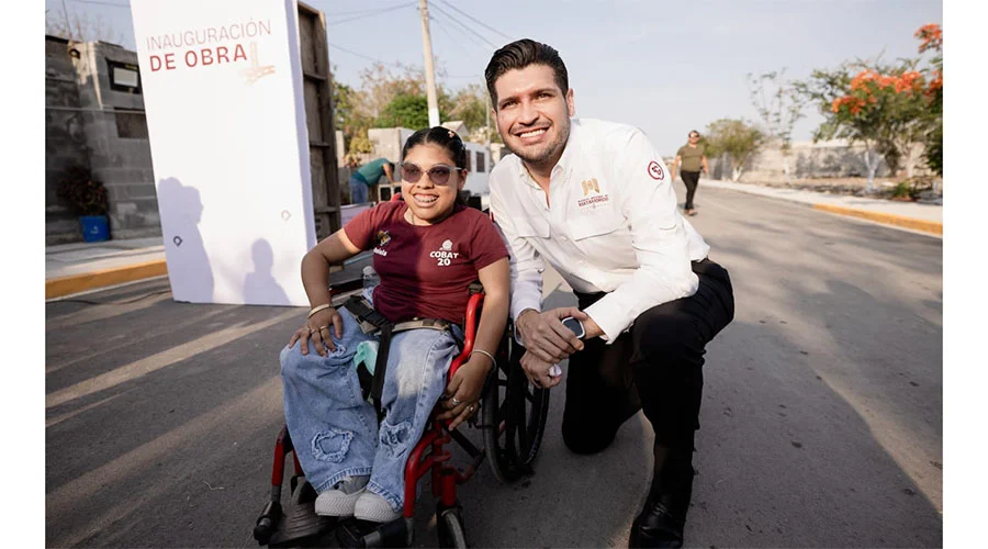 Inaugura Beto Granados pavimentación de más de 2.5 millones de pesos en la colonia Cabras Pintas 1 matam 3sw