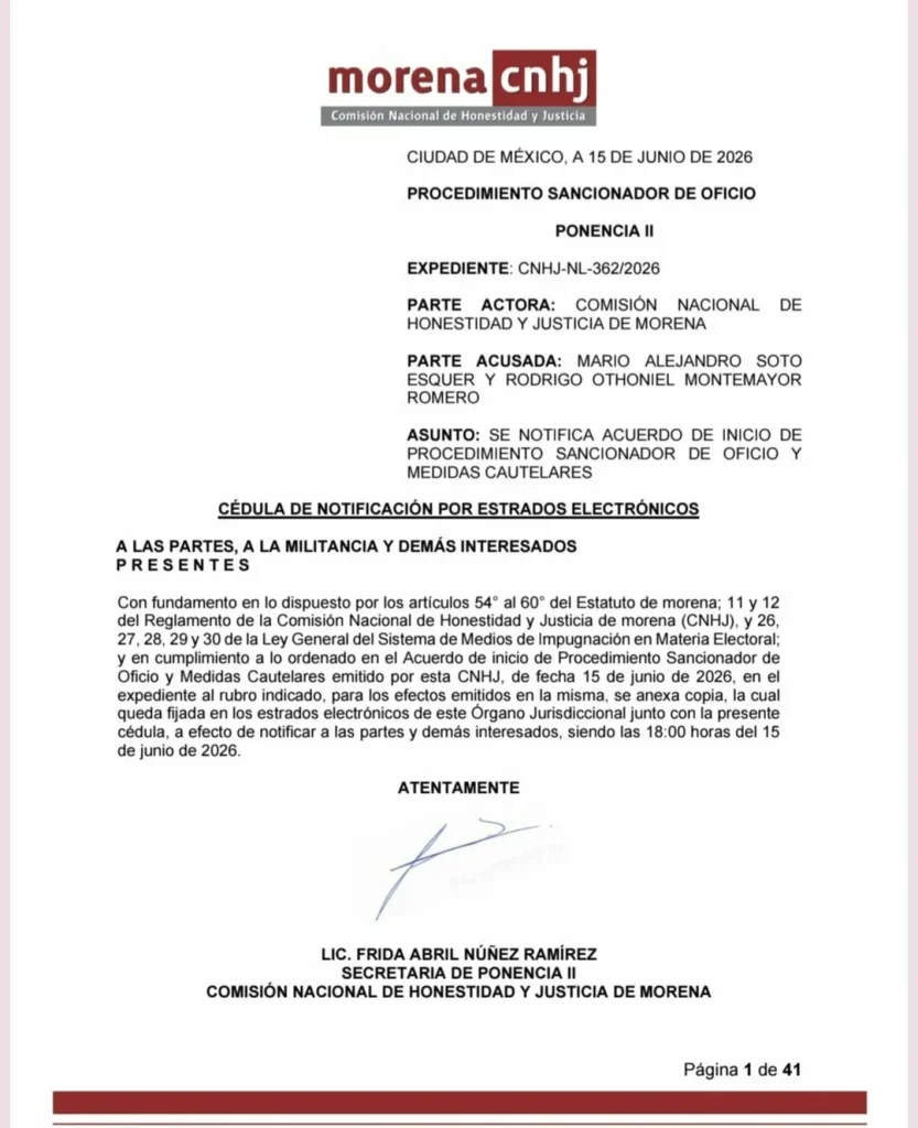 Suspende Morena derechos partidistas de los diputados Mario Soto y Rodrigo Montemayor 1 724442206 842570885277951 1737695630077776828 n