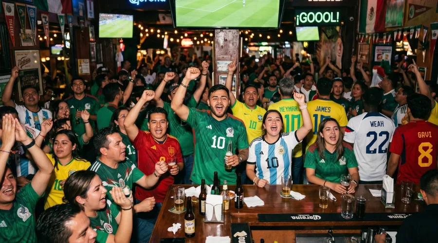 A pocos días del arranque de la Copa Mundial de Futbol, restaurantes y bares de Reynosa se preparan para contar con las licencias especiales para transmitir los partidos de manera legal y evitar l