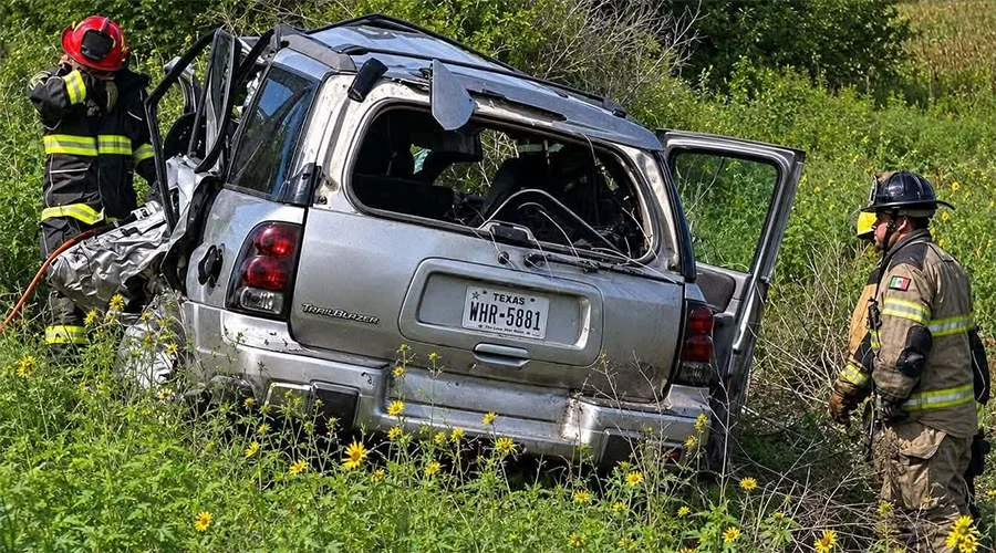 Mueren cuatro personas en choque frontal en la carretera Matamoros-Victoria 1 CHOQUE MATAM 2bb