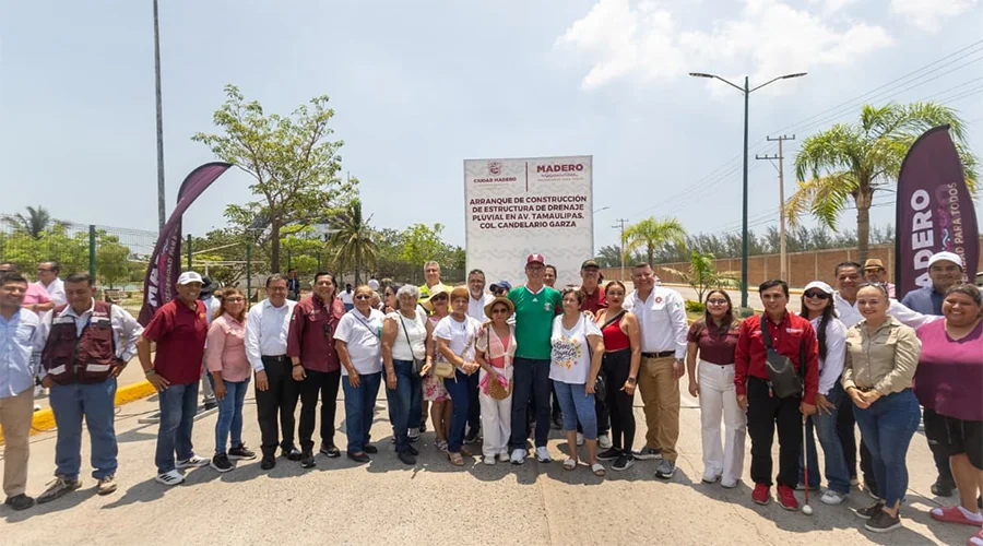 Erasmo González inicia dren pluvial en avenida Tamaulipas en Madero 1 MADERO 22bbbcca