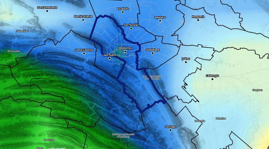 Pronostican lluvias de moderadas a fuertes para este viernes en Monterrey