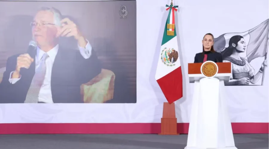 Sheinbaum acusa a Salinas Pliego de llamar a la violencia