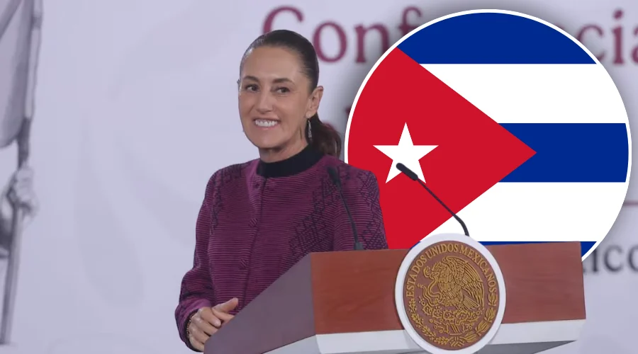 Sheinbaum defiende autodeterminación de Cuba y rechaza bloqueo