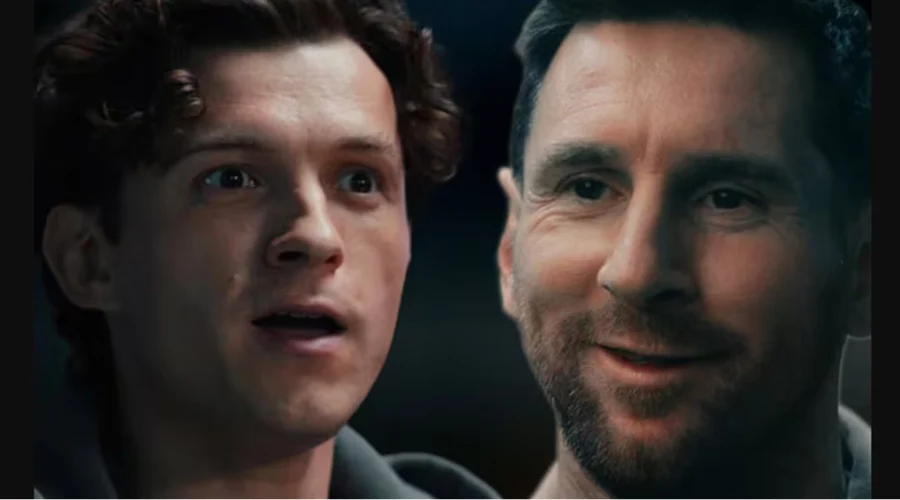 Tom Holland y Messi protagonizan un divertido encuentro