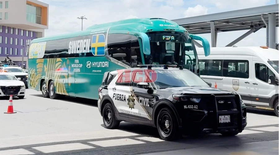 ¡Llegaron los Vikingos! Suecia ya está en Monterrey para debut mundialista 2 suecos 2bbb