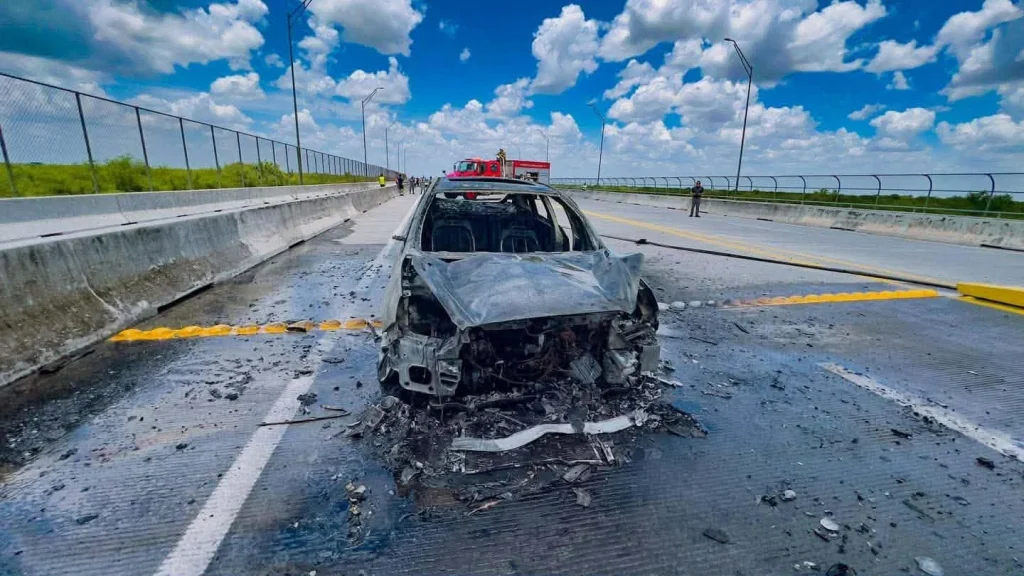 Atiende PC incendio de vehículo en puente Río Bravo- Donna 2 738261308 1018647120570138 7978731789070441524 n