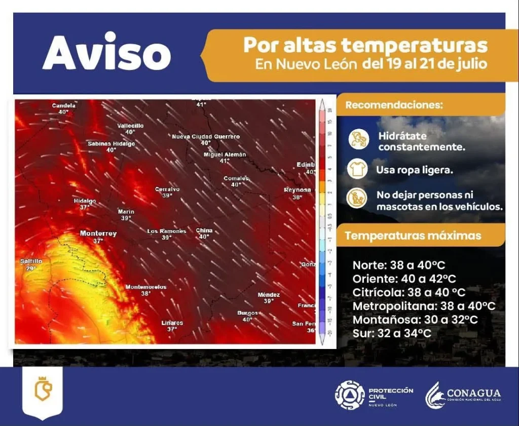 Nuevo León podría superar los 40 grados centígrados en estos días 1 747624990 27931802133176728 2214158487691332685 n
