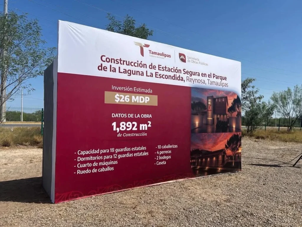 Colocan primera piedra de Estación Segura para reforzar vigilancia en Reynosa 1 753738444 813458805094850 222487796098445884 n