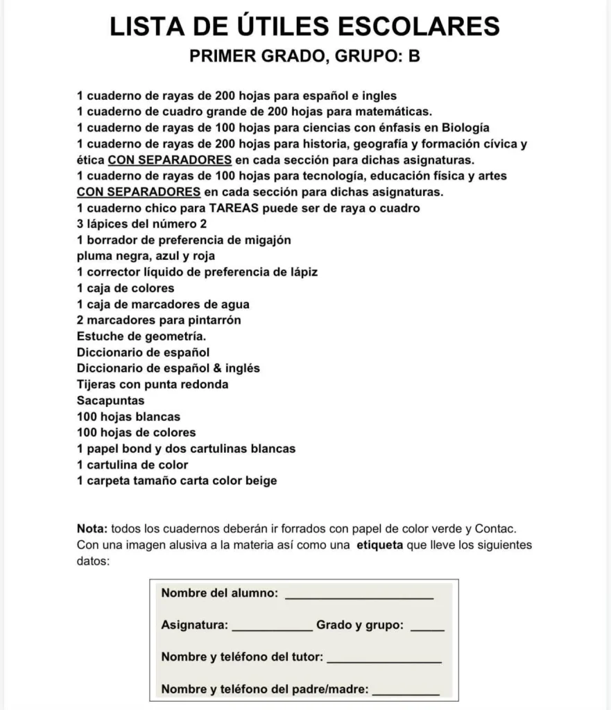 ¿Cuánto cuesta la lista de útiles escolares este 2026? 2 755864303 2033357637387094 5598083913153739671 n
