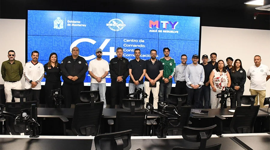Sorprende tecnología de Monterrey a Delegación de Arabia Saudita que visita el C4 1 C4 MTY 2bb