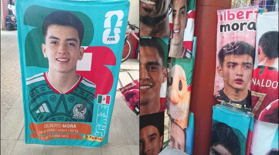 Con sólo 17 años, Gilberto Mora fue uno de los jugadores de la Selección Mexicana que más destacó en su paso por el Mundial 2026.