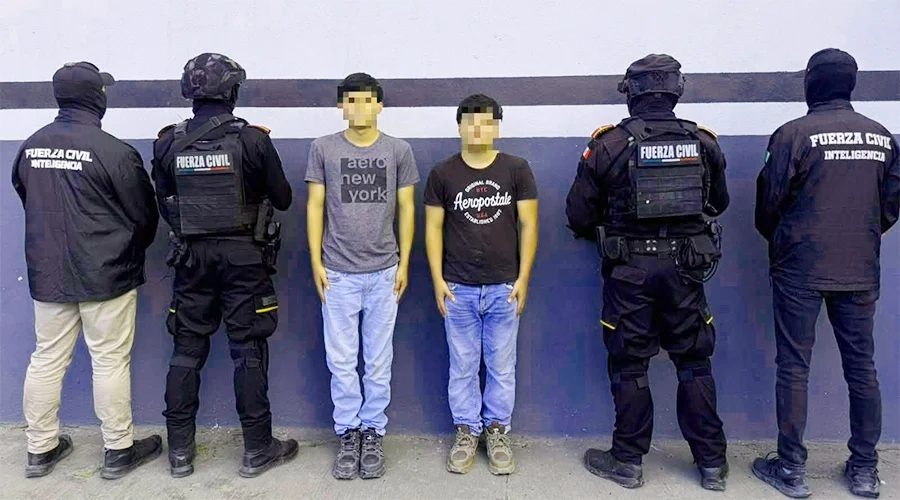 Fuerza Civil detiene a tres implicados en vandalismo durante eventos del Mundial 1 DETENIDOS 1aq