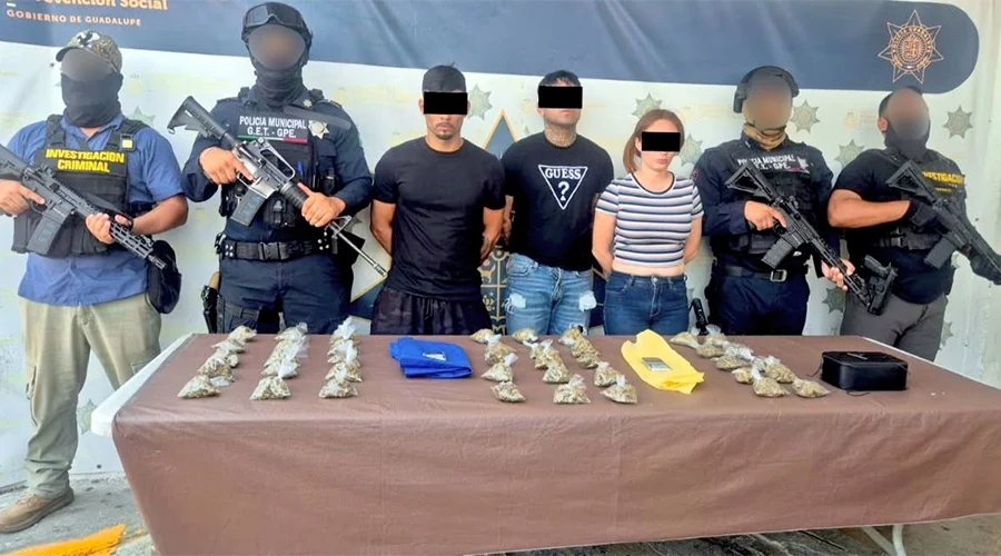 Operativo contra las drogas en Guadalupe deja siete detenidos 1 DROGAS GPE 1a