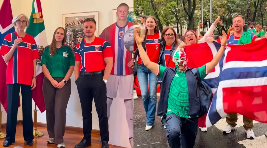 Embajada de Noruega reconoce apoyo de mexicanos en Mundial 2026