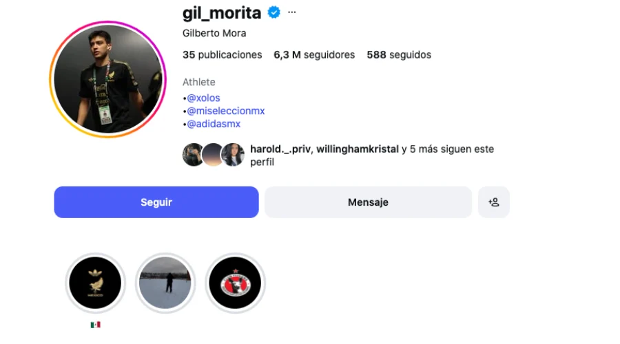 Gilberto Mora suma millones de seguidores tras el Mundial