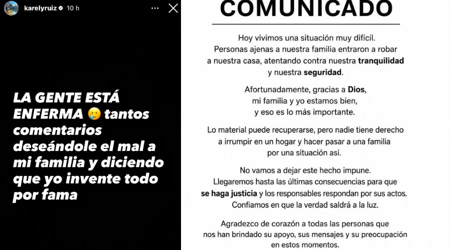 Karely Ruiz rechaza montaje en asalto a su vivienda